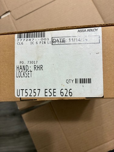 Corbin russwin ut5257 ese leva - corbin,