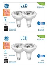 (4 bulbs) GE 96975 LED PAR38