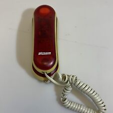 Telefono con cornetta TELECOM mod. Swing a tasti anni 90 Rosso e Panna