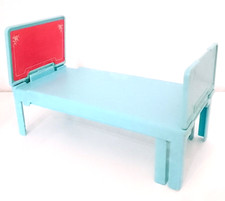 BARBIE LOVING CARE playcase 1987 mattel - double bed - letto doppio allungabile