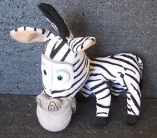 Peluche zebra madagascar - 20, cm