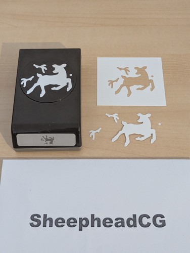 Stampin deer builder card - builder,