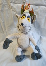 ☆Dreamworks 2009 Pinguini del Madagascar Re Julien Lemur Peluche Peluche 12"