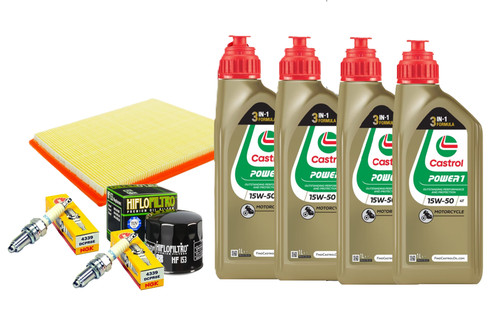 Kit tagliando castrol 15w50 - castrol,
