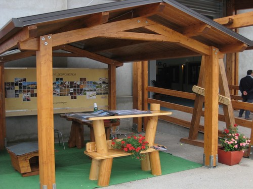 Gazebo luve legno - in,