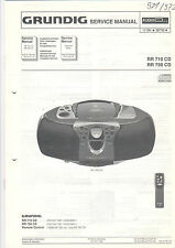 Grundig Manuale di servizio RR