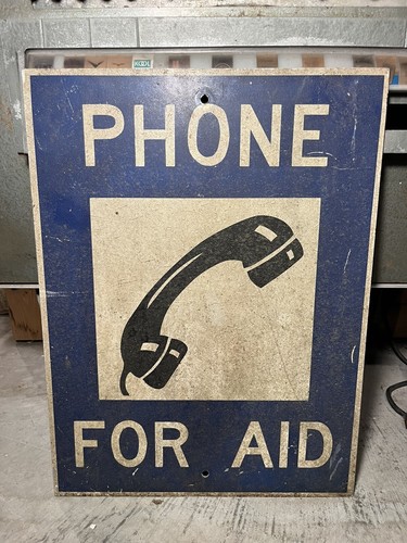 Vintage telephone sign - vintage,