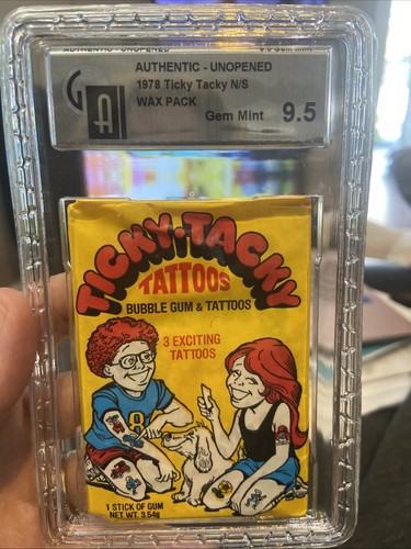 Donruss ticky tacky tattoos - donruss,