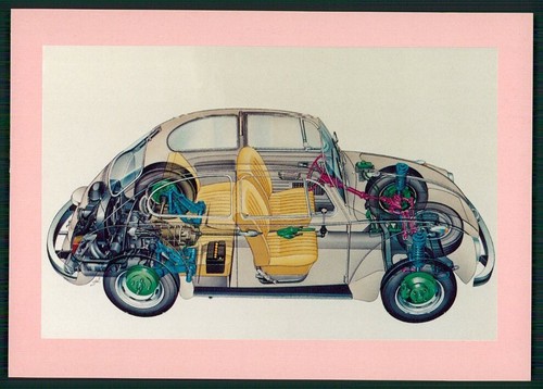 Auto maggiolino vecchia - vw,