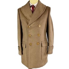 Cappotto lana esercito americano anni 40 ufficiale militare cappotto lana marrone esercito soprabito