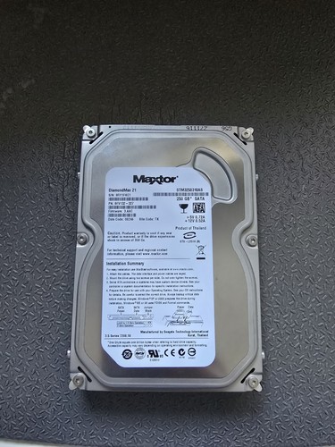 Maxtor hard disk hdd - hdd, 250gb