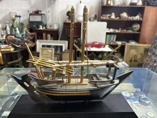 Barca A Vela In Metallo Pesante Come Da Foto Vintage 