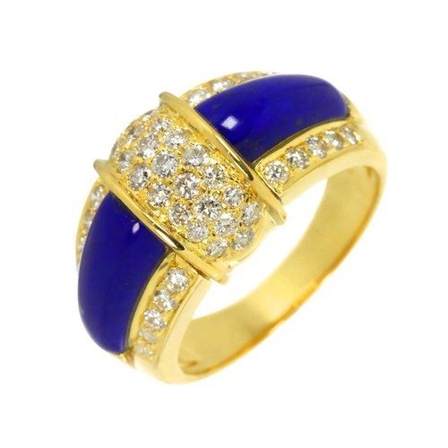 Anello lapislazzuli diamante - anello,