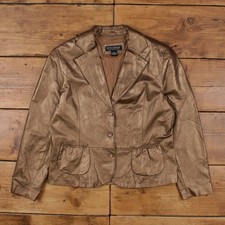 Giacca pelle dialoga vintage L