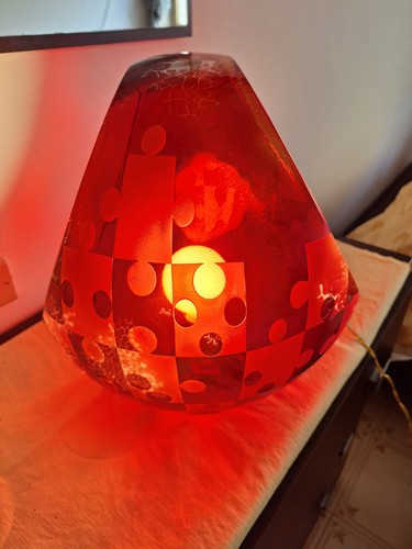 Grande lampada tavolo - lampada, da