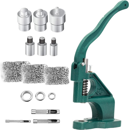 Pressa per occhielli con - pressa,
