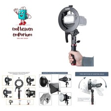 S2-S Speedlite Staffa con Maniglia per AD200Pro, AD200, AD400Pro, per V1 VPro...