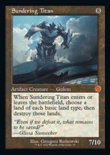 MTG SUNDERING TITAN 57 FOIL