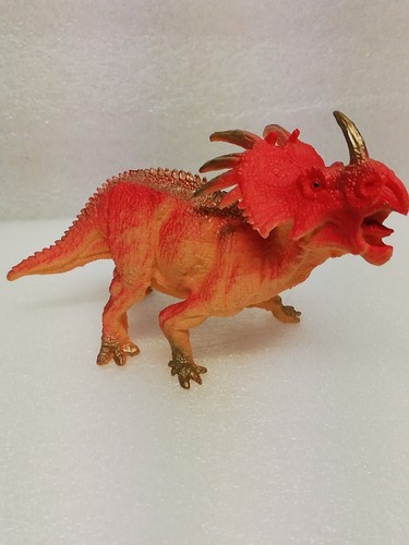 Dinosauri triceratops arancio - dinosauri,