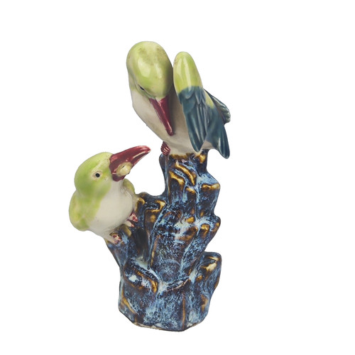 Shiwan coppia uccello ceramica - uccello,