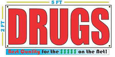 Insegna banner drugs - insegna,