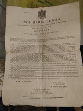 Antico Decreto Originale di