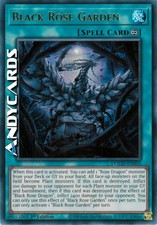 BLACK ROSE GARDEN • (Giardino Rosa Nera) • Ultra R • DOOD EN055 • 1Ed • Yugioh!