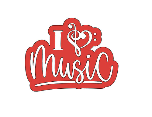 Decalcomania vinile love - "i,