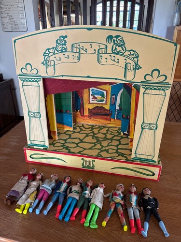 Teatrino con marionette - teatrino,