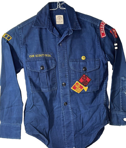 Bsa cub scout camicia blu - scout,