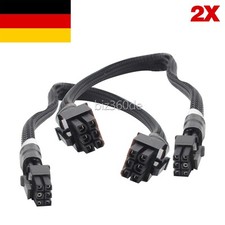 2x Mini 6-pin a 6-pin PCI-E cavo di alimentazione GPU adattatore per Apple Mac G5 Mac Pro