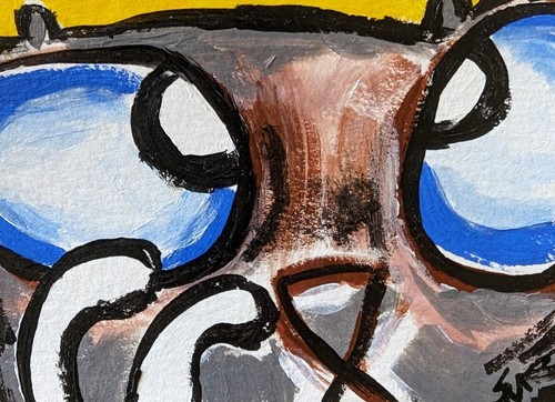 Quadro gatto aceo originale - quadro,