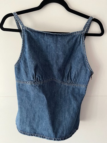 Top denim zara nuovo - zara, s