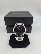 Orologio Movado Uomo Classic Museum Quadrante Nero Acciaio Inox 2100014 (prezzo consigliato 895€)
