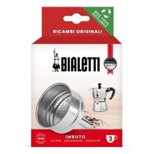 Bialetti filtro ad imbuto 3 tazze tz moka express dama fiammetta ricambio Rotex
