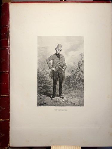 Una boemia 1840 incisione - 1840,