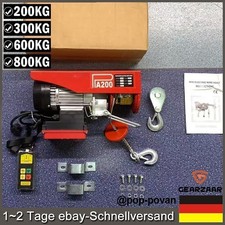 Paranco elettrico verricello