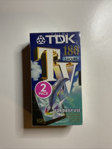 Pack videocassette vhs - pack, tdk