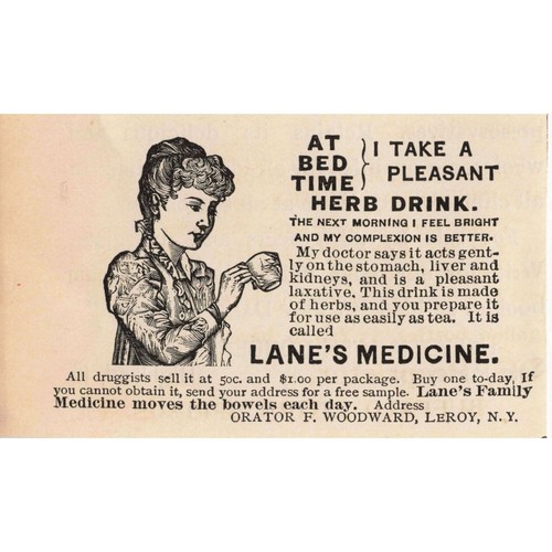 1892 antica medicina - antica, lane