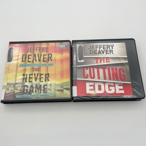 Jeffery deaver audiobook lot - audiobook,
