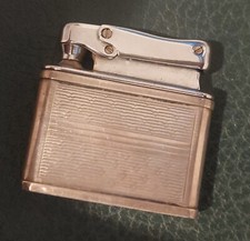 Accendino da collezione vintage Colibri gas in argento con motivo