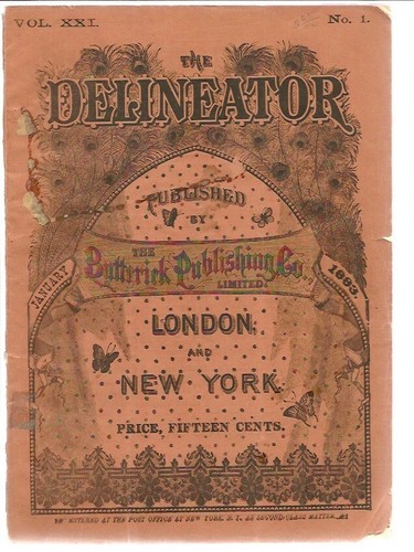 Vtg delineator magazine turn - vtg,