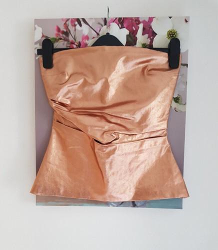 Top corsetto asimmetrico zara - top,
