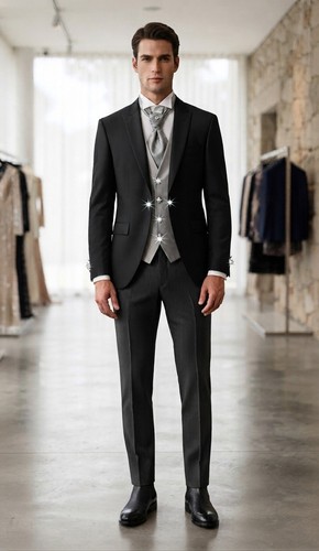 Abito uomo nero elegante - abito,
