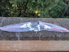 Manubrio Alluminio 22mm con Traversino Rosso Universale Cross - Trial