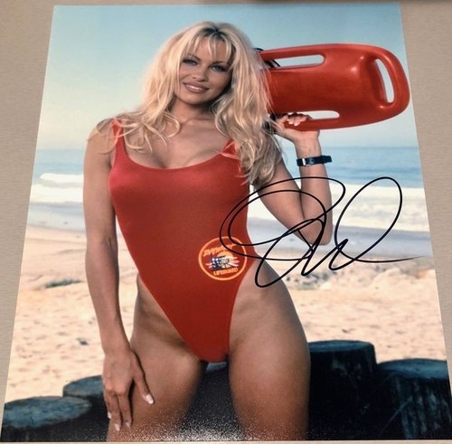 Pamela anderson autografo - pamela,
