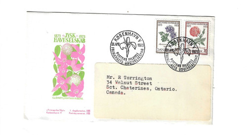 Danimarca 1973 fdc jysk - danimarca,
