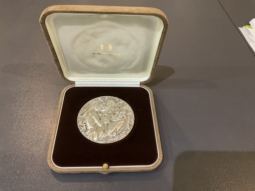Medaglia bronzo argentato - medaglia,
