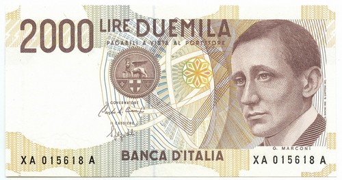 2000 lire d italia - b., d'italia