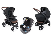 Chicco Trio STYLEGO UP Crossover Graphite + Ovetto Pure Black - Spedizione Gratu